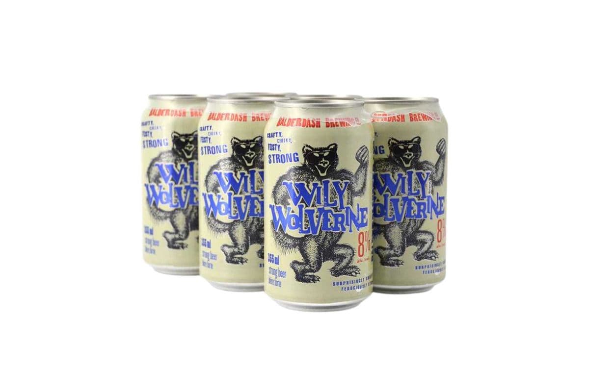 Balderdash Wily Wolverine Strong Lager (6 x 355ml)