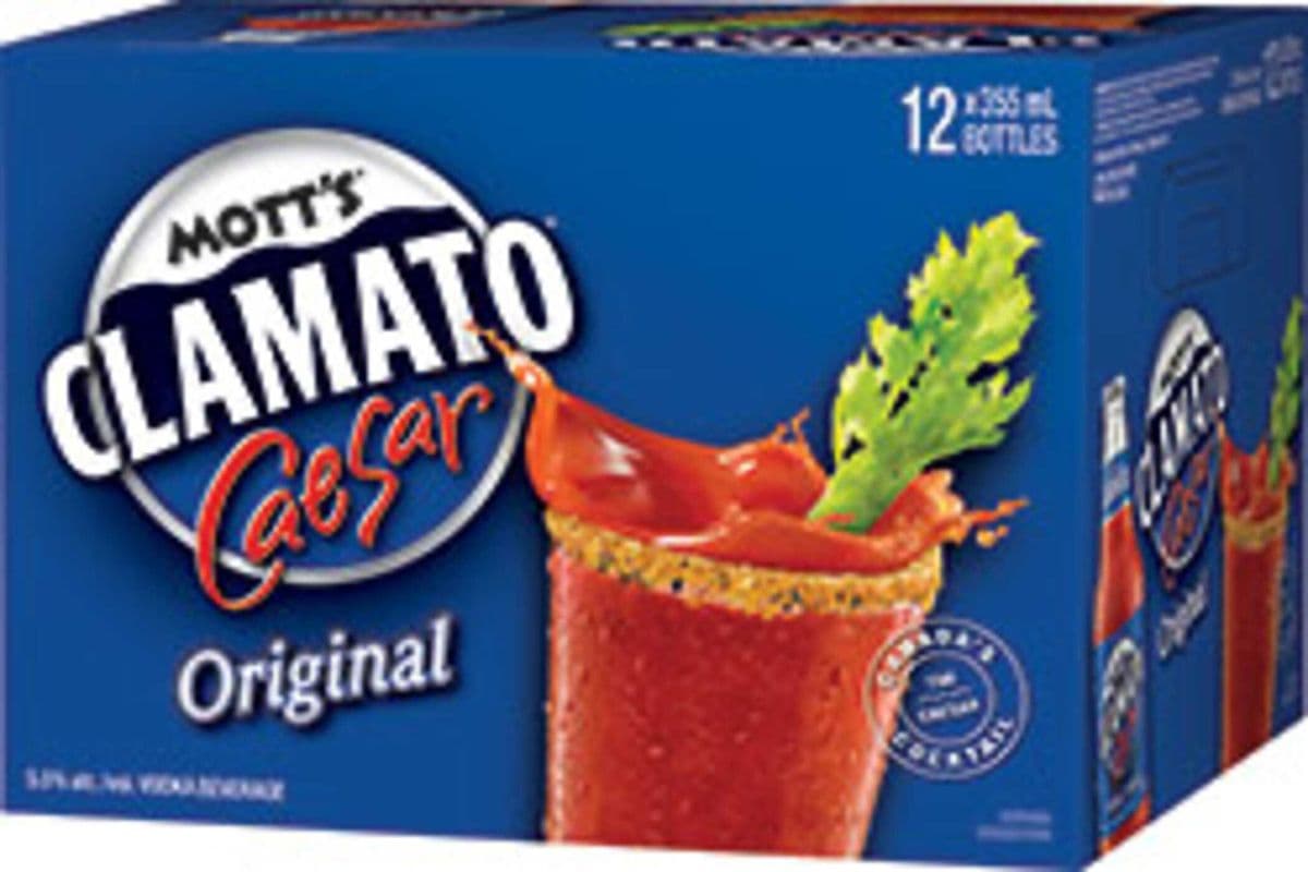 MOTT'S CLAMATO CAESAR ORGINAL 12X355ML (12 x 355ML)