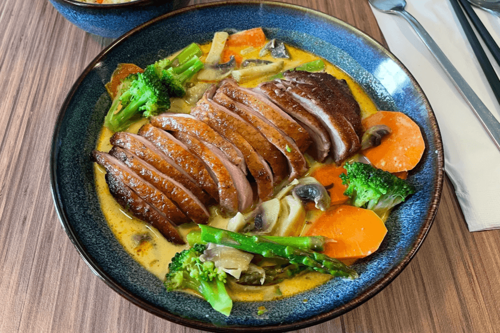Red Curry Smoke Duck Breast