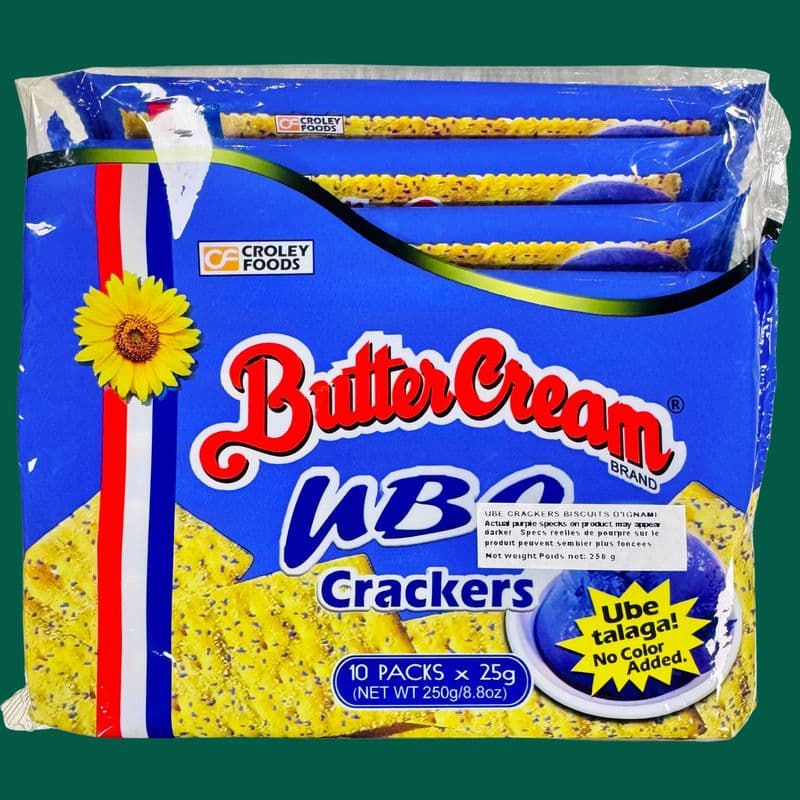 Ube Butter Cream Crackers - Sunflower