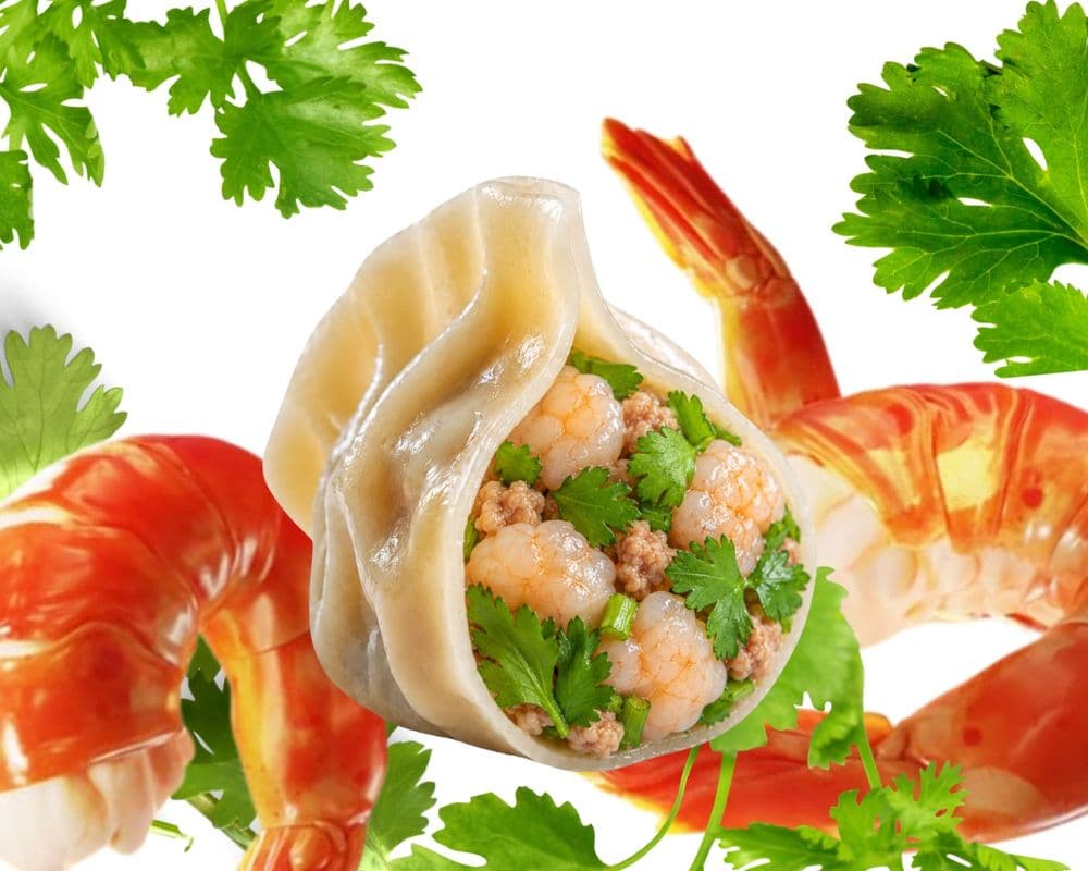 20.Shrimp, Pork & Coriander Dumpling / Crevettes, Porc etCoriandre Dumpling