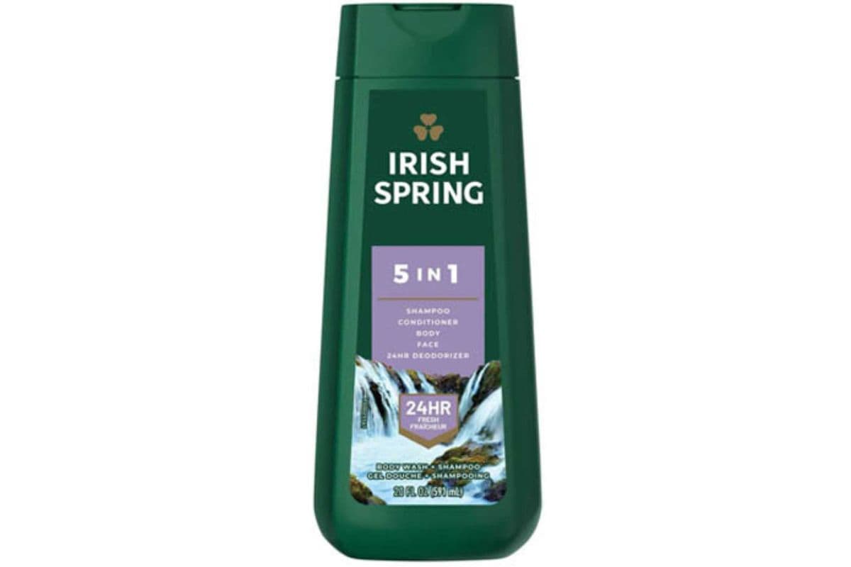 Irish Spring 5 in 1 - Eucalyptus & Bergamot Scent Body Wash - Shampoo