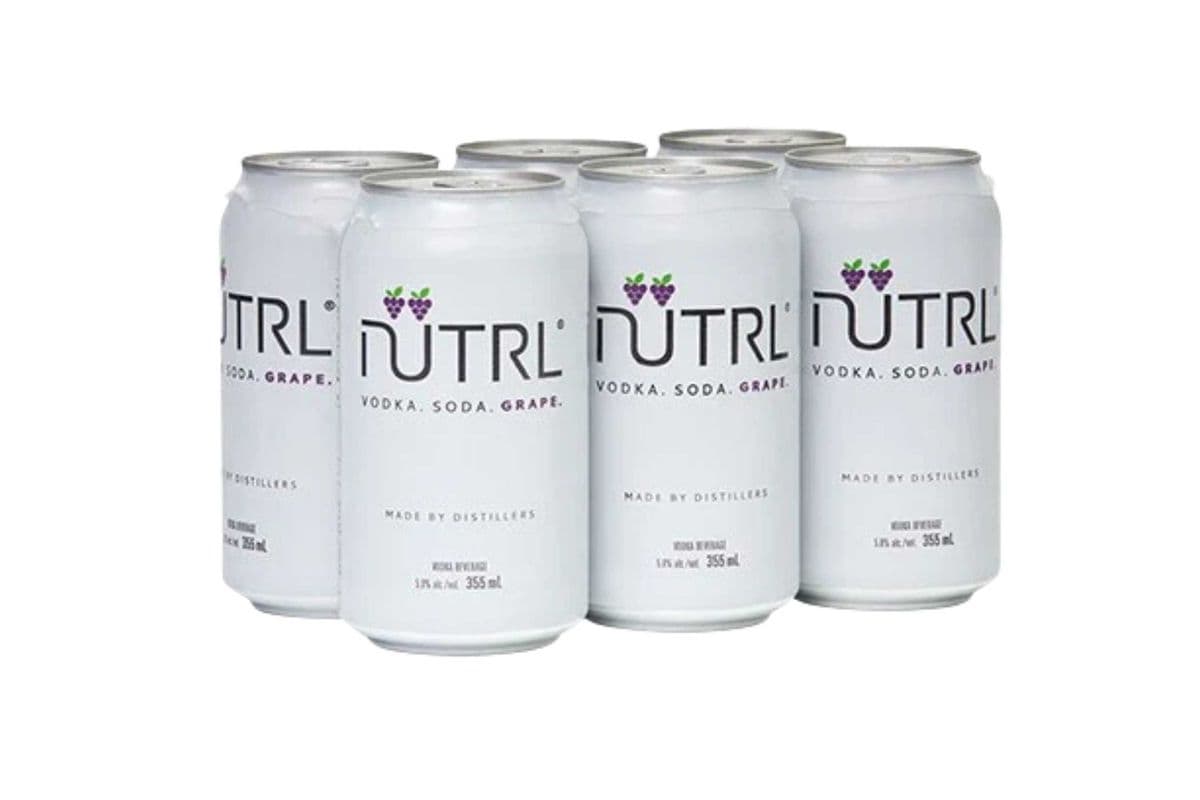 NUTRL VODKA SODA GRAPE 6PK (6 x 355ml)