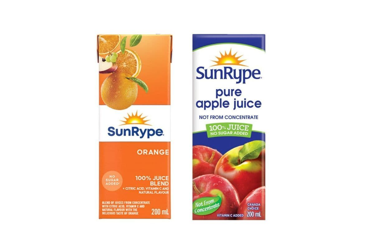 Sunrype Juice Box