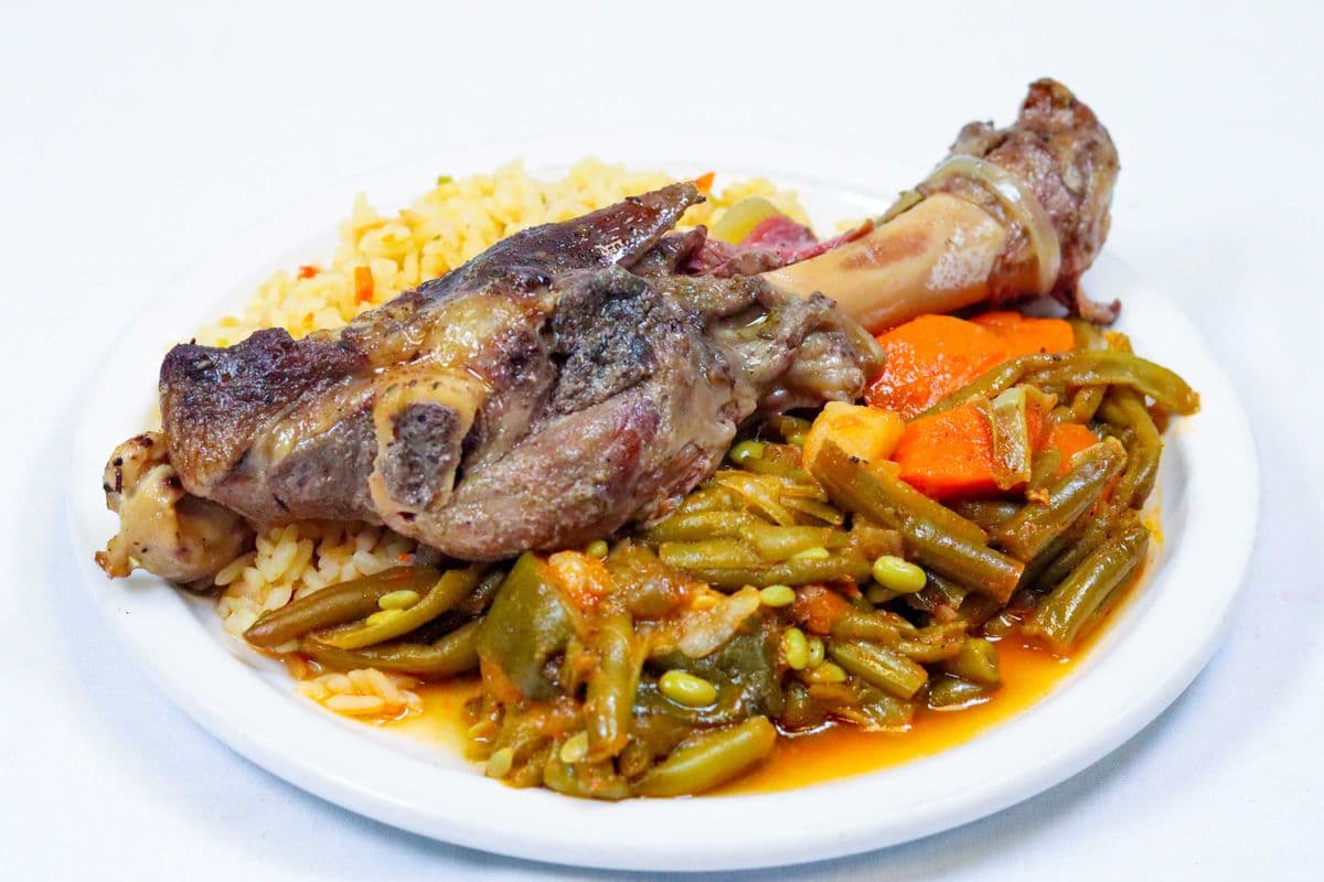 Roasted Lamb Shank Meal