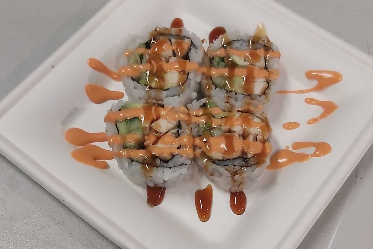 37.Spicy Chicken Teriyaki Roll 5pcs (350 Cal)