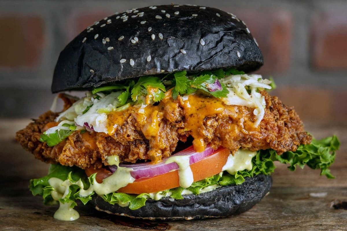 Butter Chicken Burger