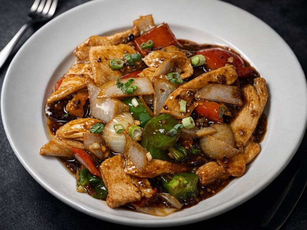 Black Bean Chicken Dish