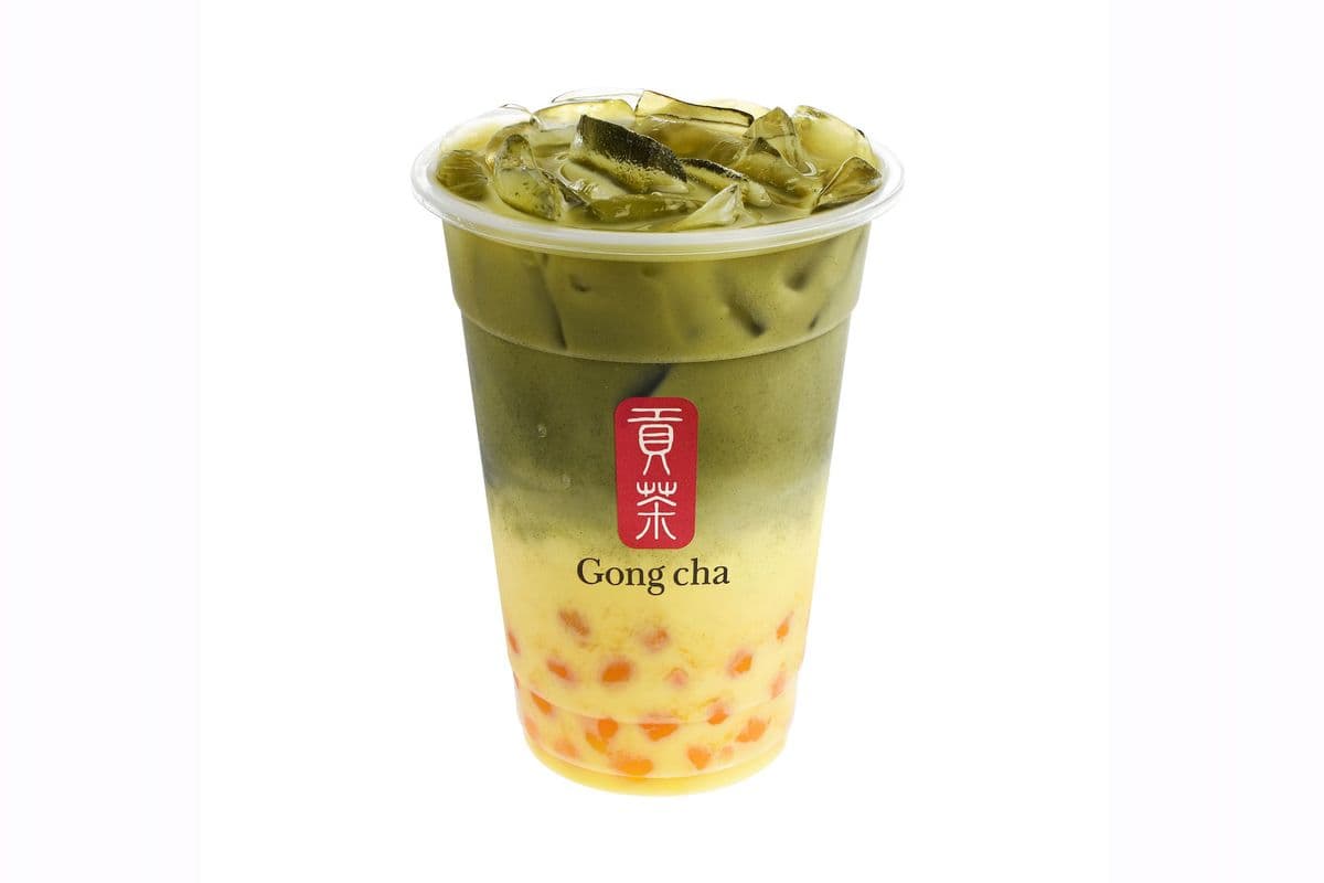 Matcha Mango Kanten Jelly