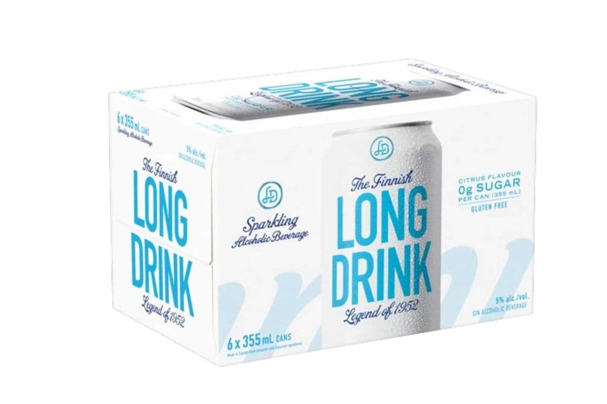 The Finnish Long Drink Zero Sugar 6 Pack (6 x 355ml)