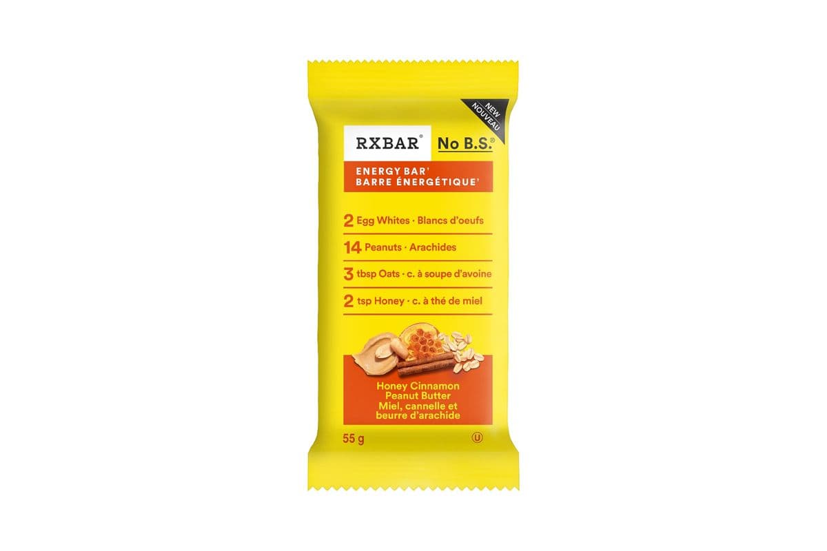 RX Energy Bar Honey Cinnamon Peanut Butter (55 g)