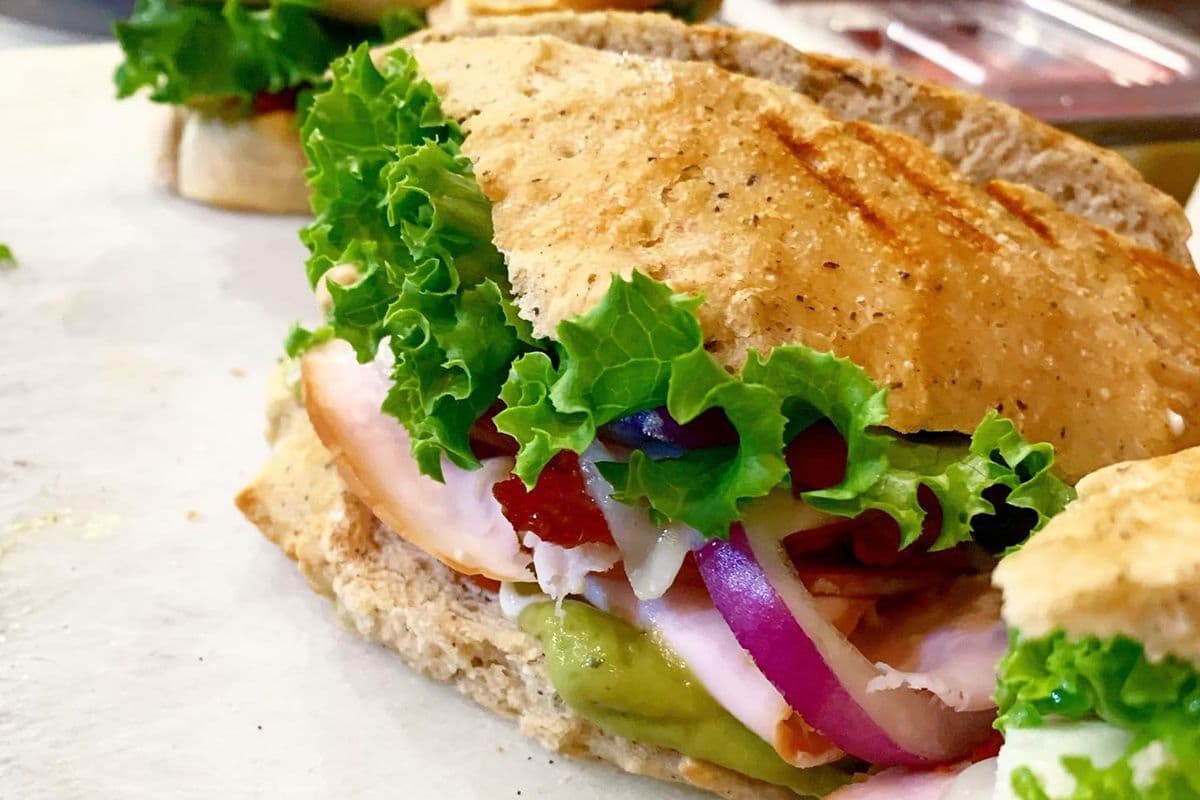 Turkey Bacon Guacamole Panini