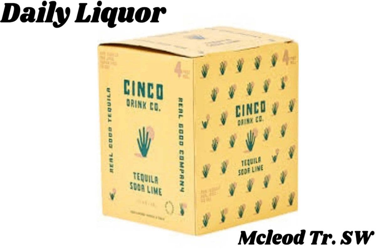 CINCO TEQUILA SODA LIME 4 PKC (1 x 4 CANS)