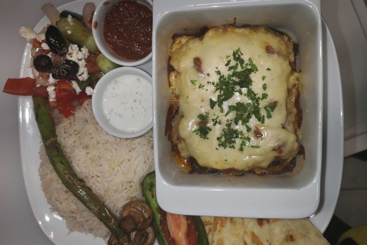 Moussaka Platter