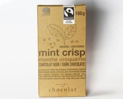 GALERIE AU CHOCOLATE MINT CRISP 100G
