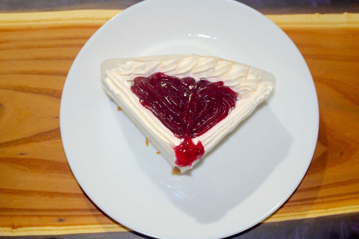 New York style Raspberry cheese cake