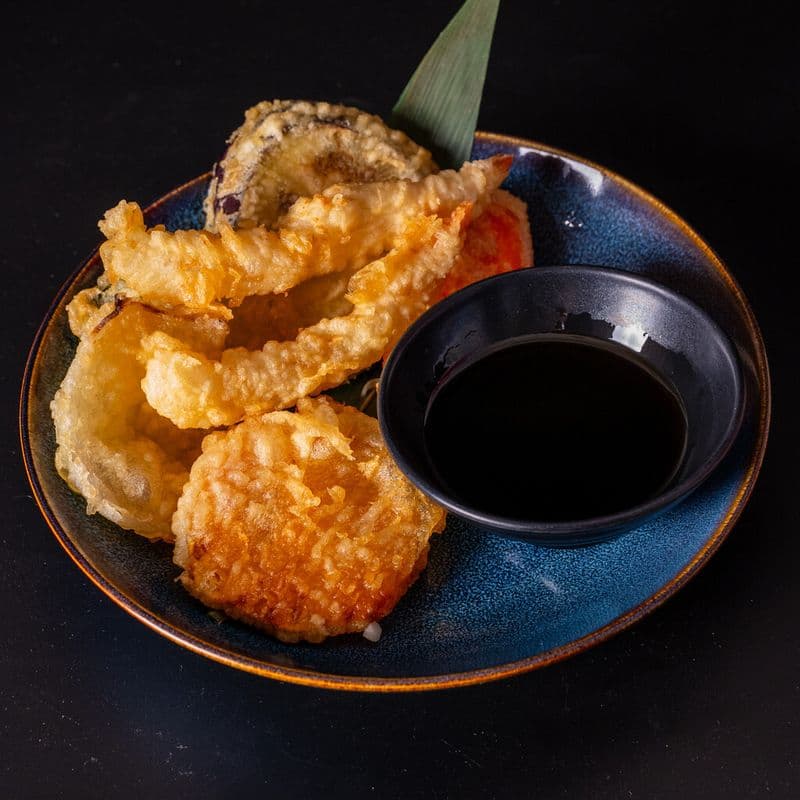 Tempura crevette et légumes