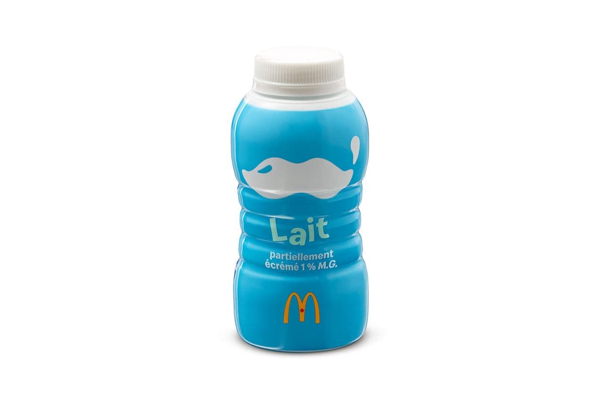 Bouteille de lait 1% [110.0 Cal]