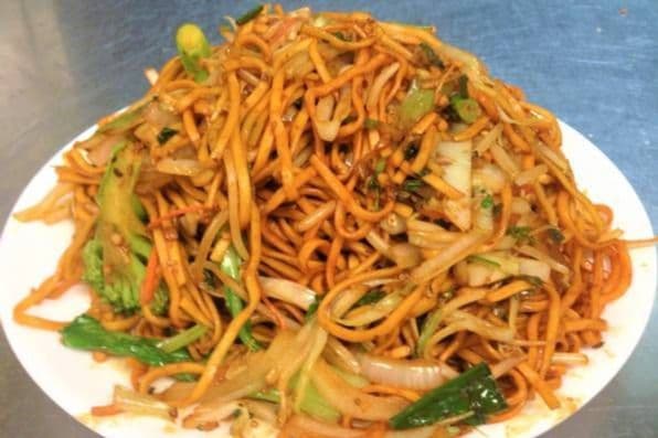 Manchurian Vegetarian Hakka Noodles