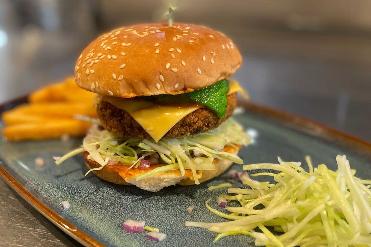 OB Veggie Burger w/ Fries