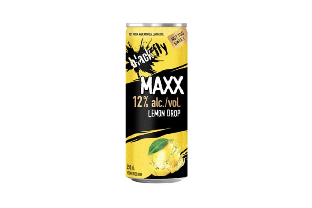New-Black Fly Lemon 12% Alc (1 x 250ml)