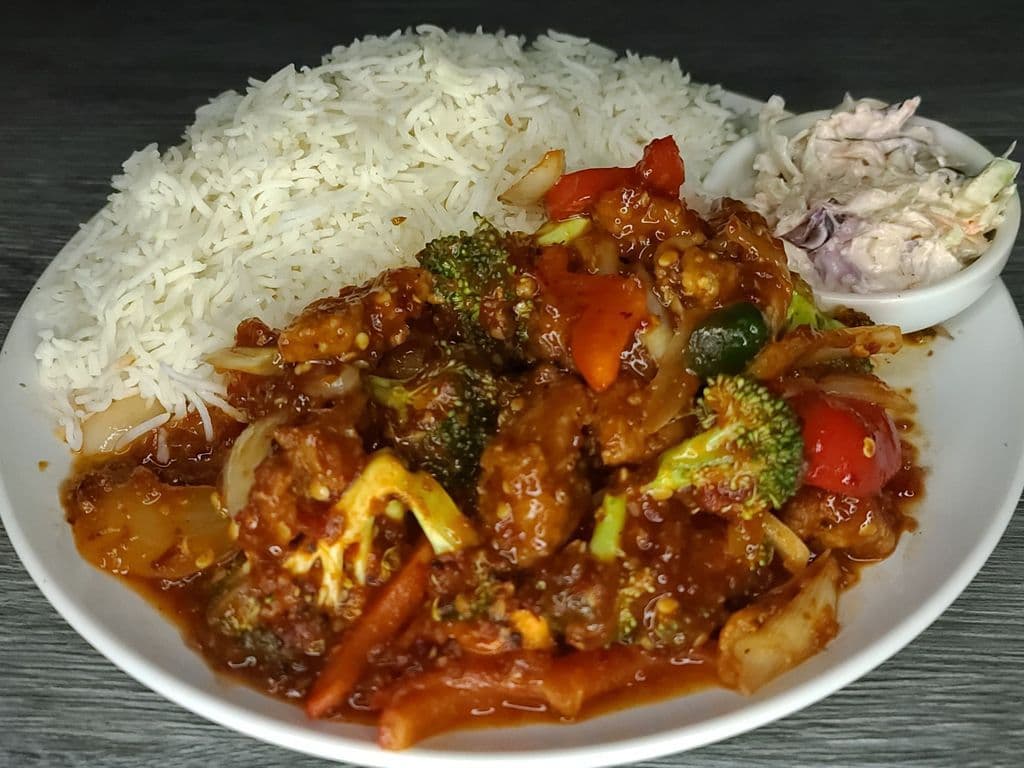 Chili Chicken Fried Rice