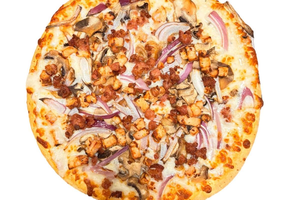 Small Chicken Bacon Alfredo Pizza
