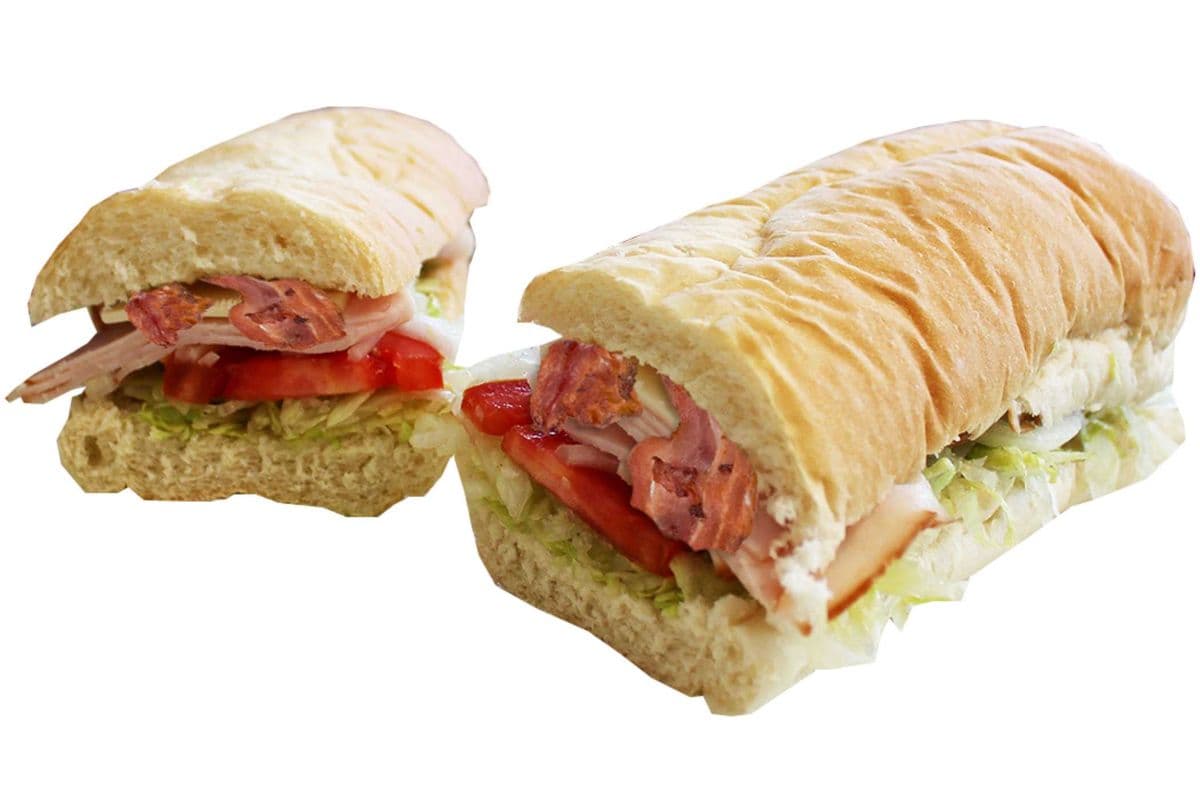 Large 12" Deli Turkey Club Sub