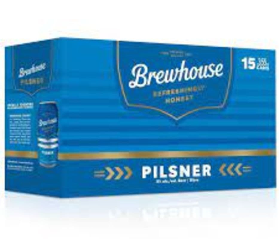 BREWHOUSE PILSNER 15 CANS (15 x 355 ml Cans)