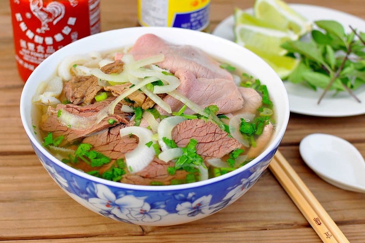 1. Beef Noodle Soup Combo - Pho