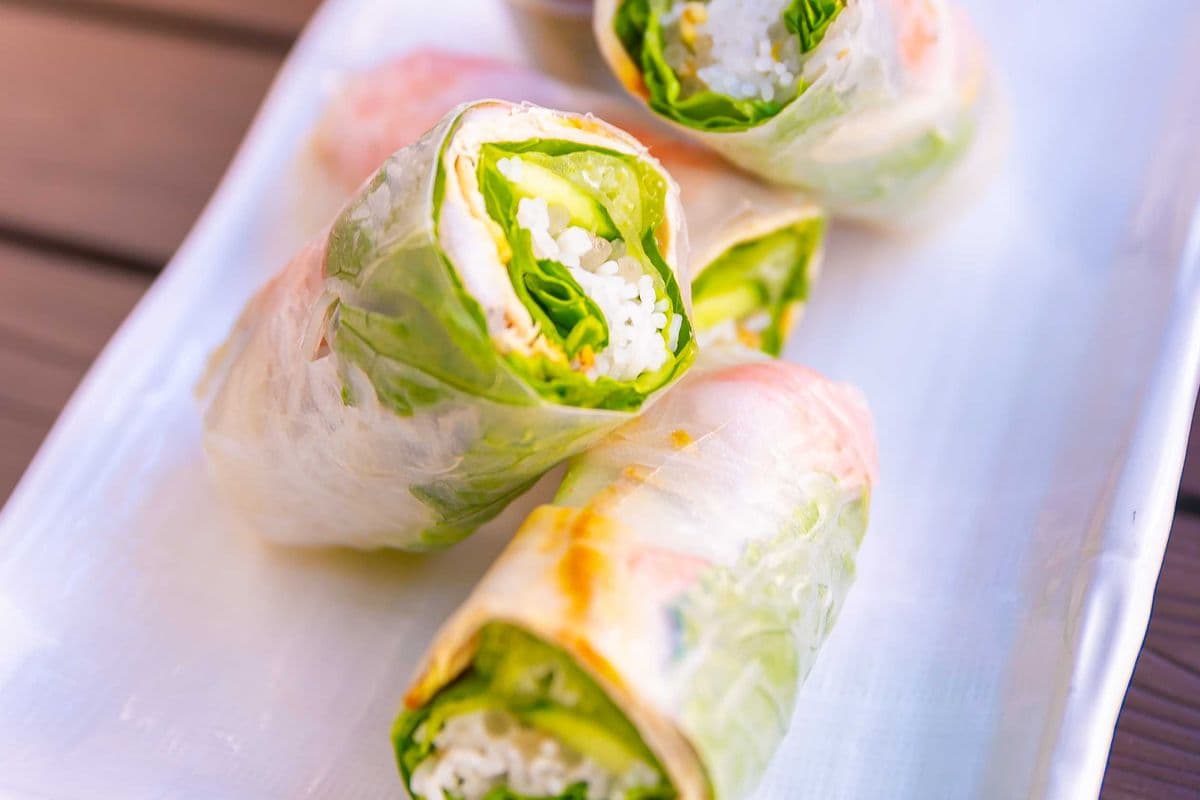 BBQ Salad Rolls