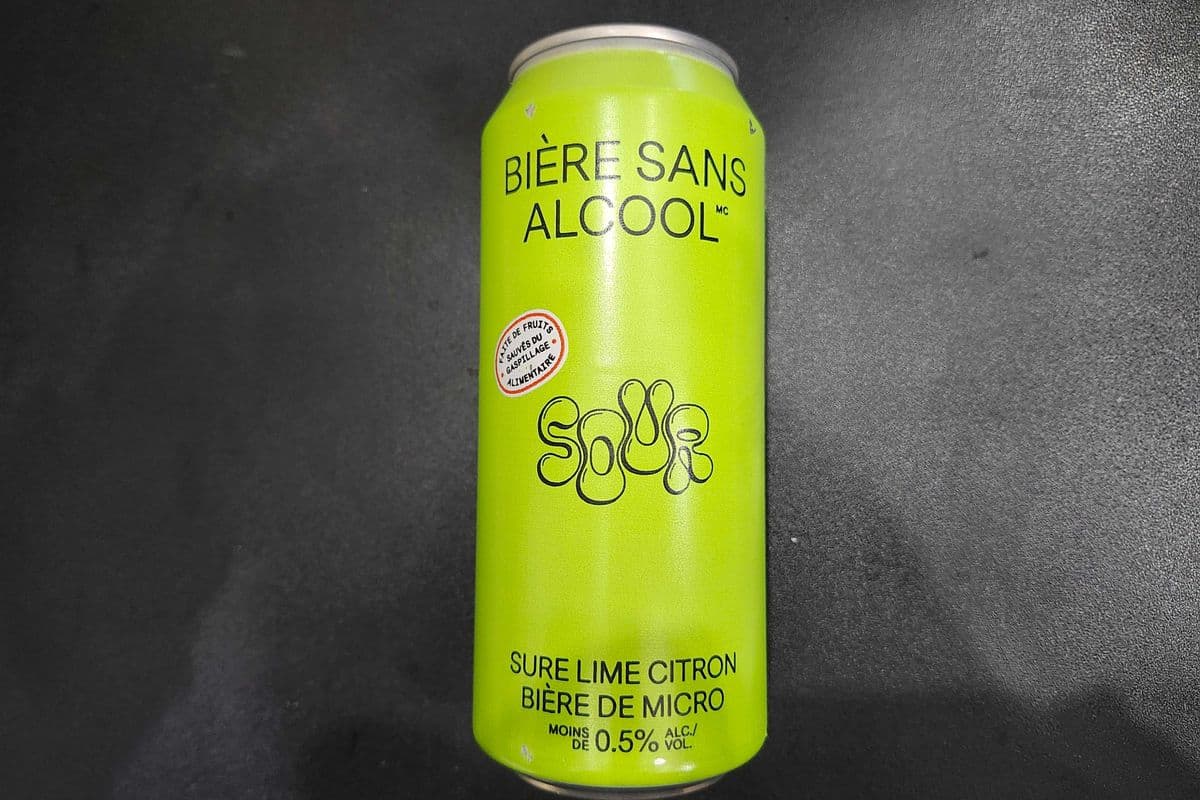 <0%> Bière SansAlcool Sure Lime Citron 473ml (vert)