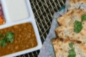 Onion Kulcha and Chana