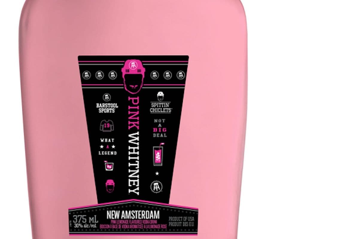 Pink Whitney New Amsterdam 375ML (1 x 375 ml)