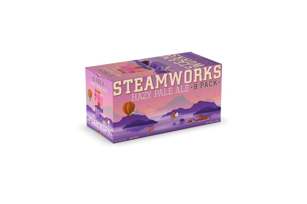 Steamworks Hazy Pale Ale (8 Cans) (8 x 355ml)