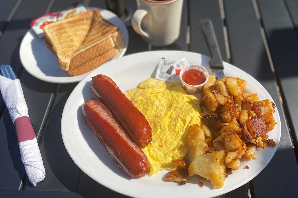 Turkey Sausage and Two Eggs