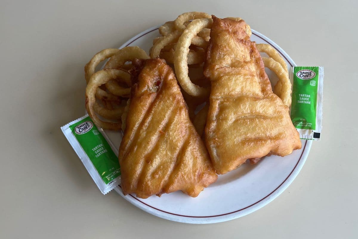 Cod Fish and Onion Ring