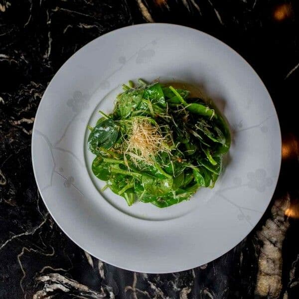 Baby Spinach Salad Dry Miso