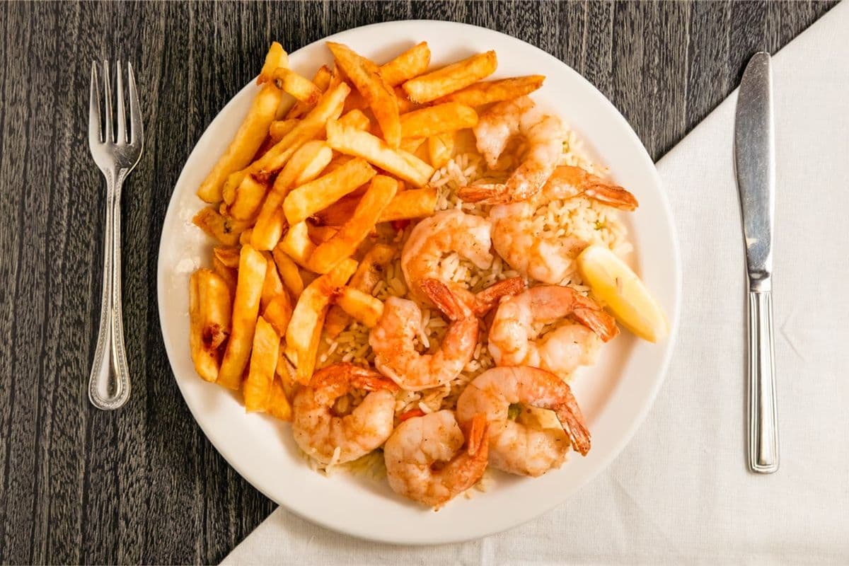 Baked Garlic Shrimp Combo (8 pcs)