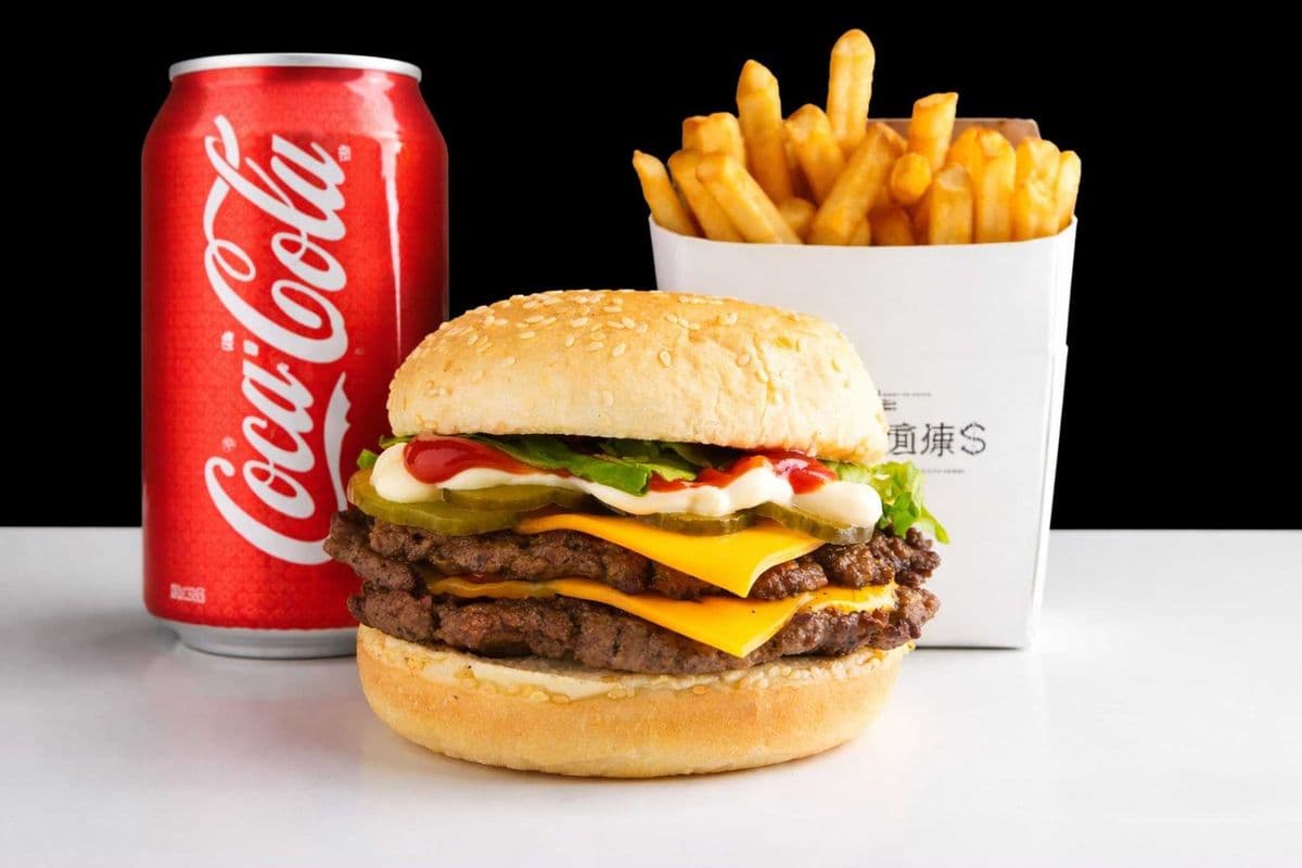 Combo American Cheeseburger