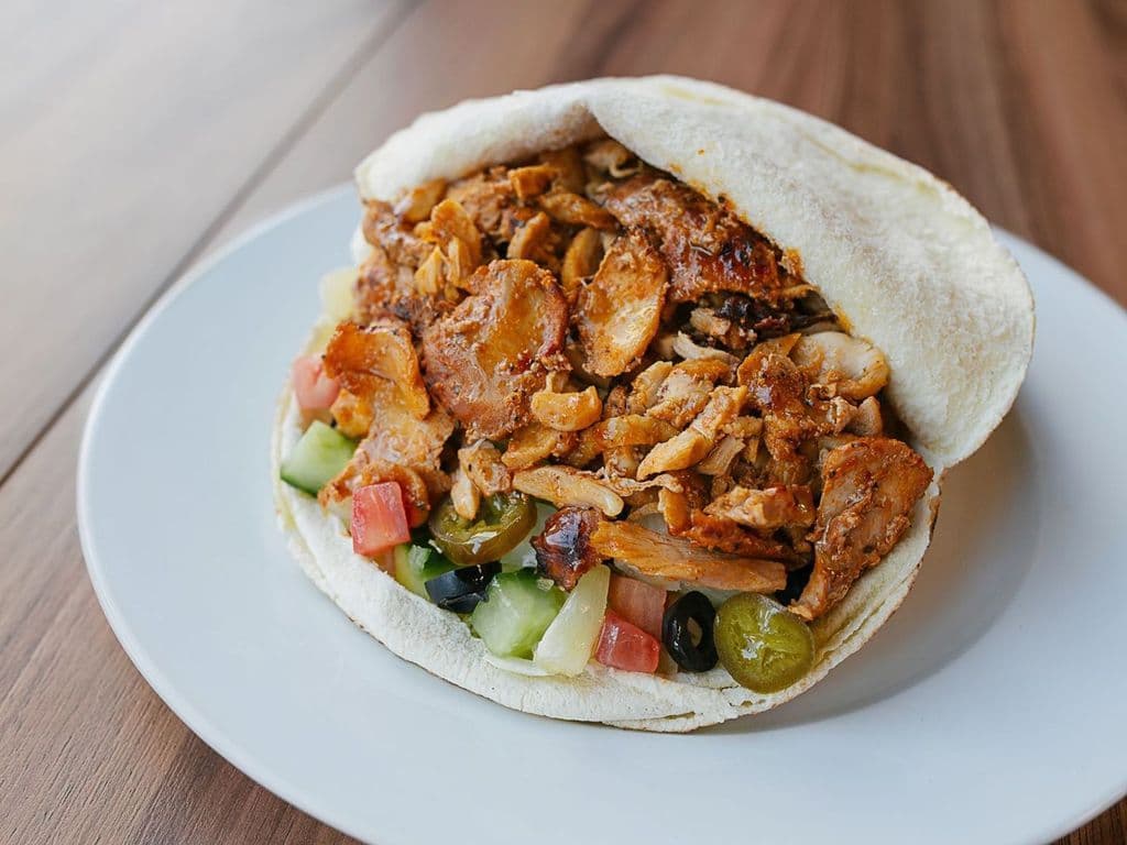 Small Chicken Donair Pita Wrap