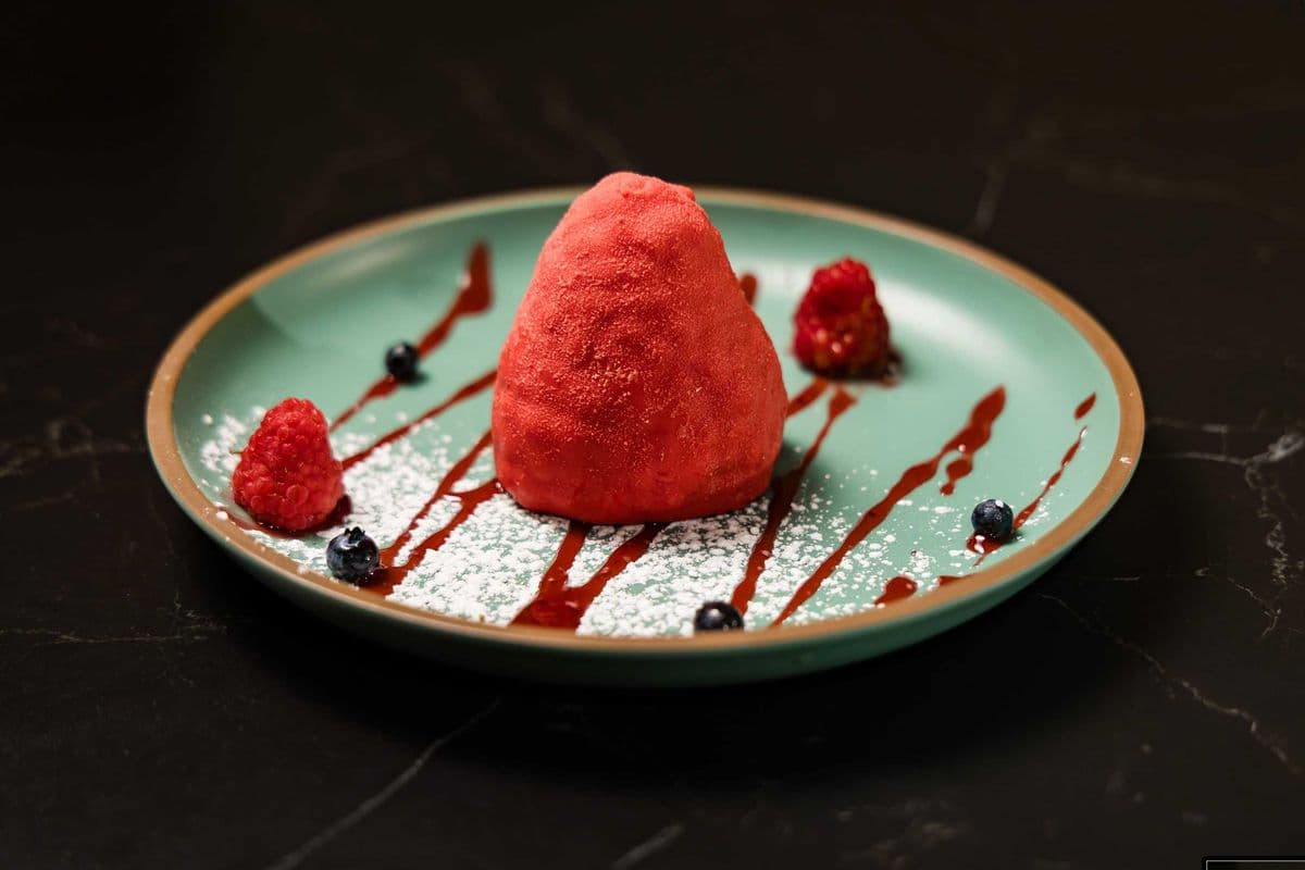 Trompe loeil au framboise