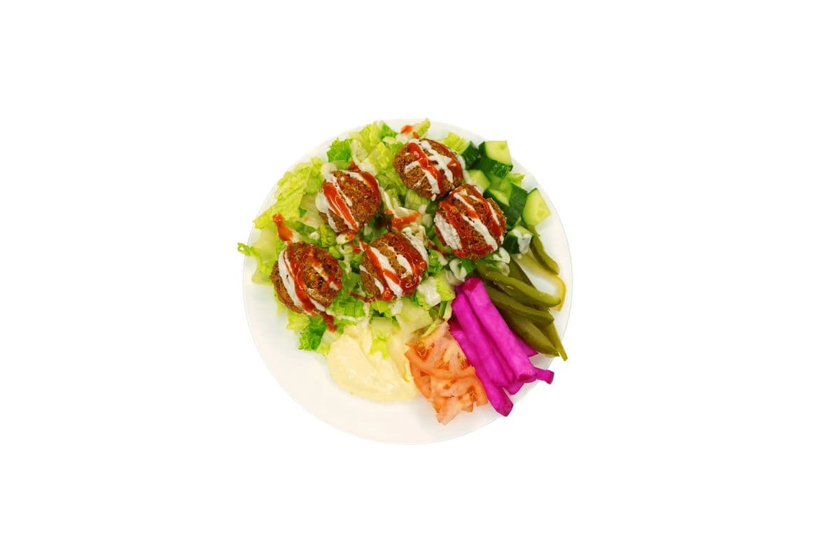 Falafel on Veggies