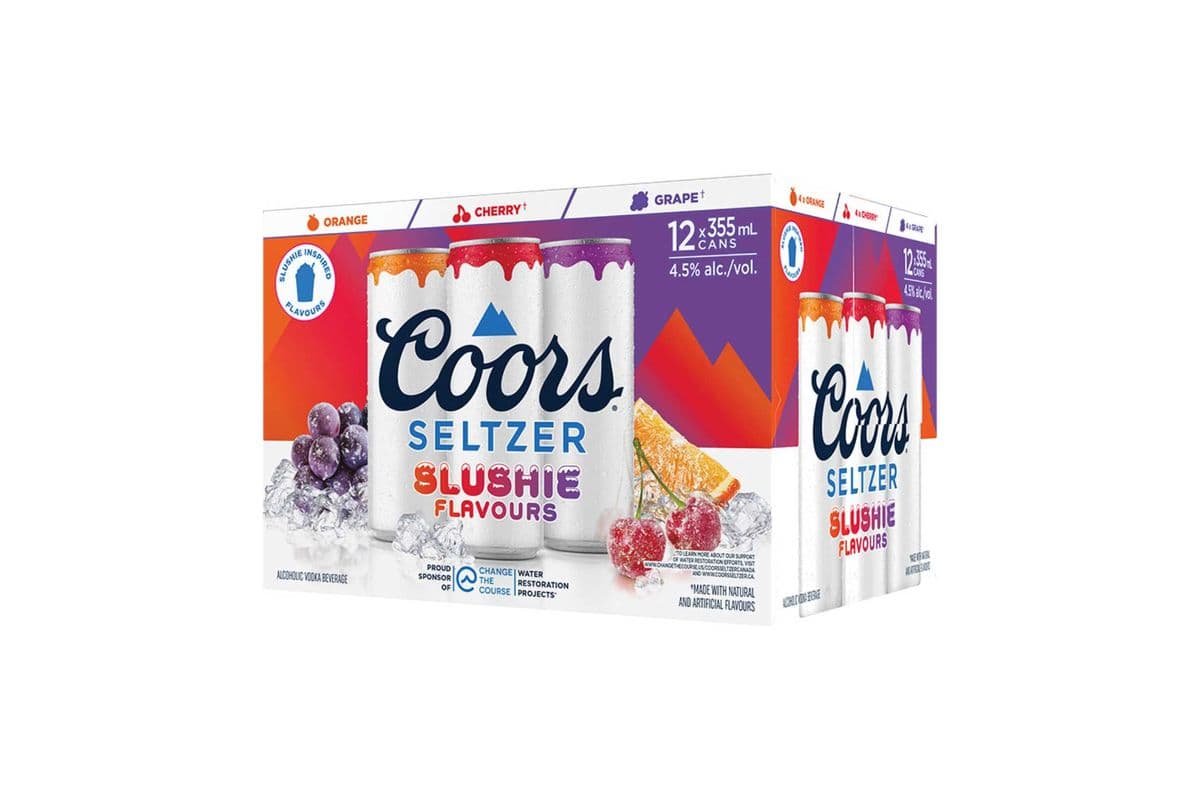 Coors Seltzer Slushie Mixer (12 Cans) (1 x 12x355ML)