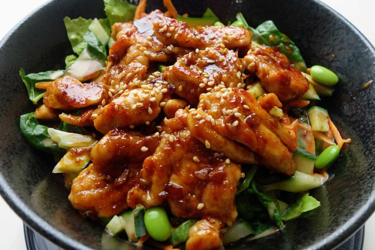 TERIYAKI CHICKEN SALAD