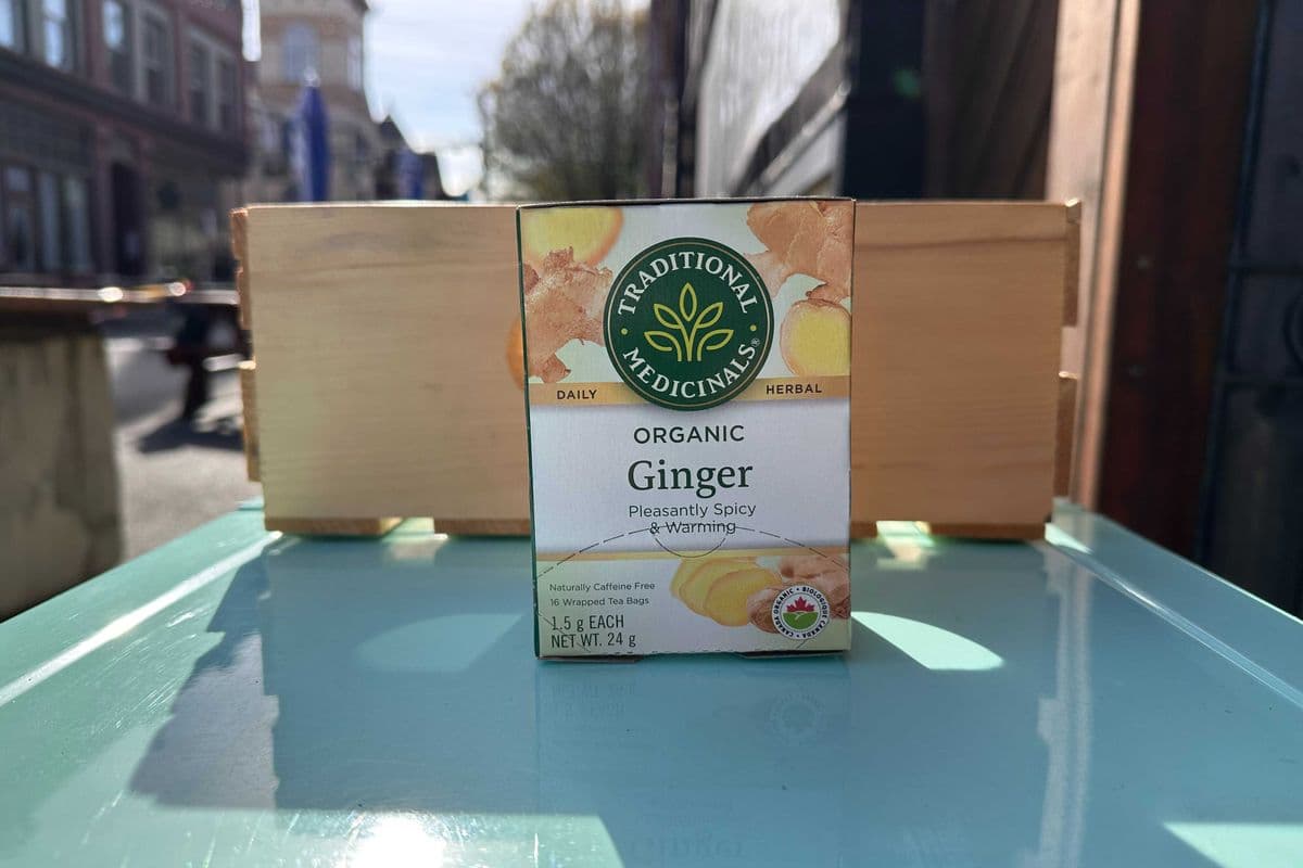 Traditional Medicines Tea Organic Ginger (16 Bags)