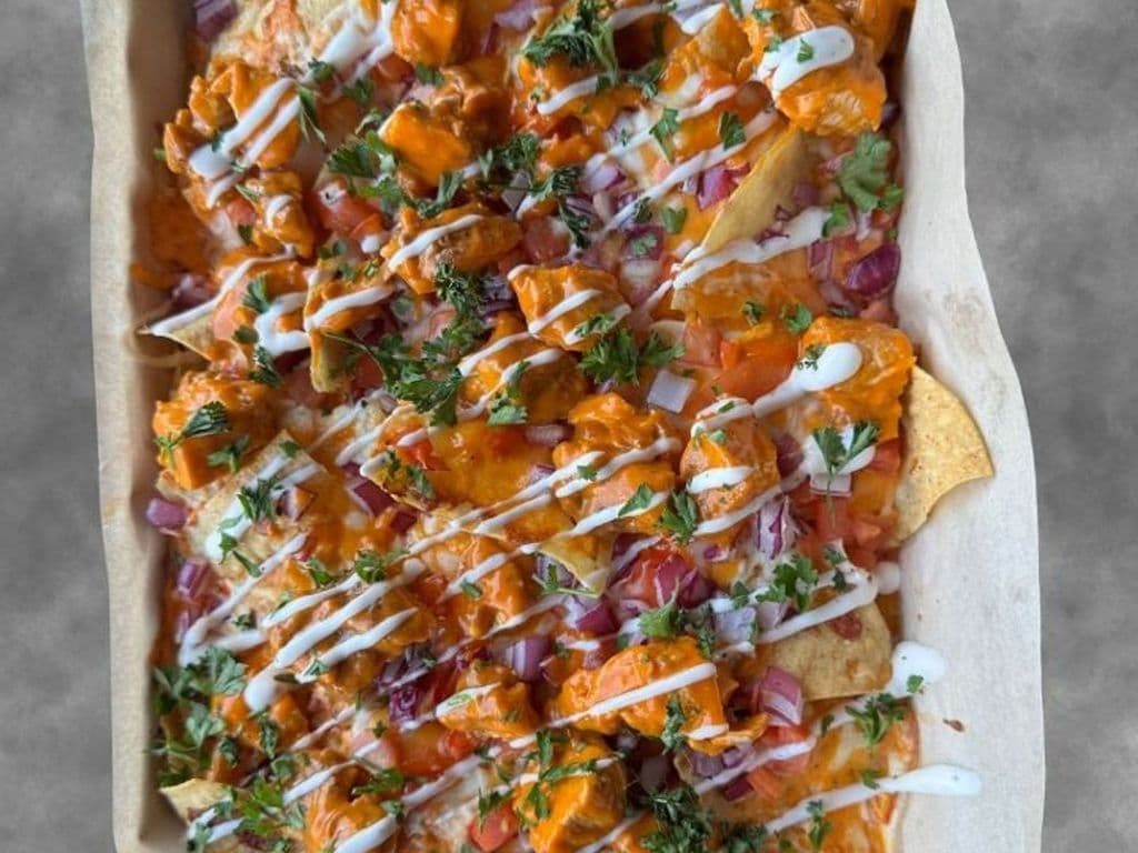 BUFFALO CHICKEN NACHOS