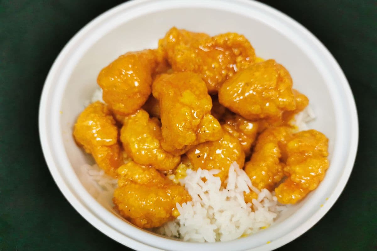Lemon Chicken Rice Bowl