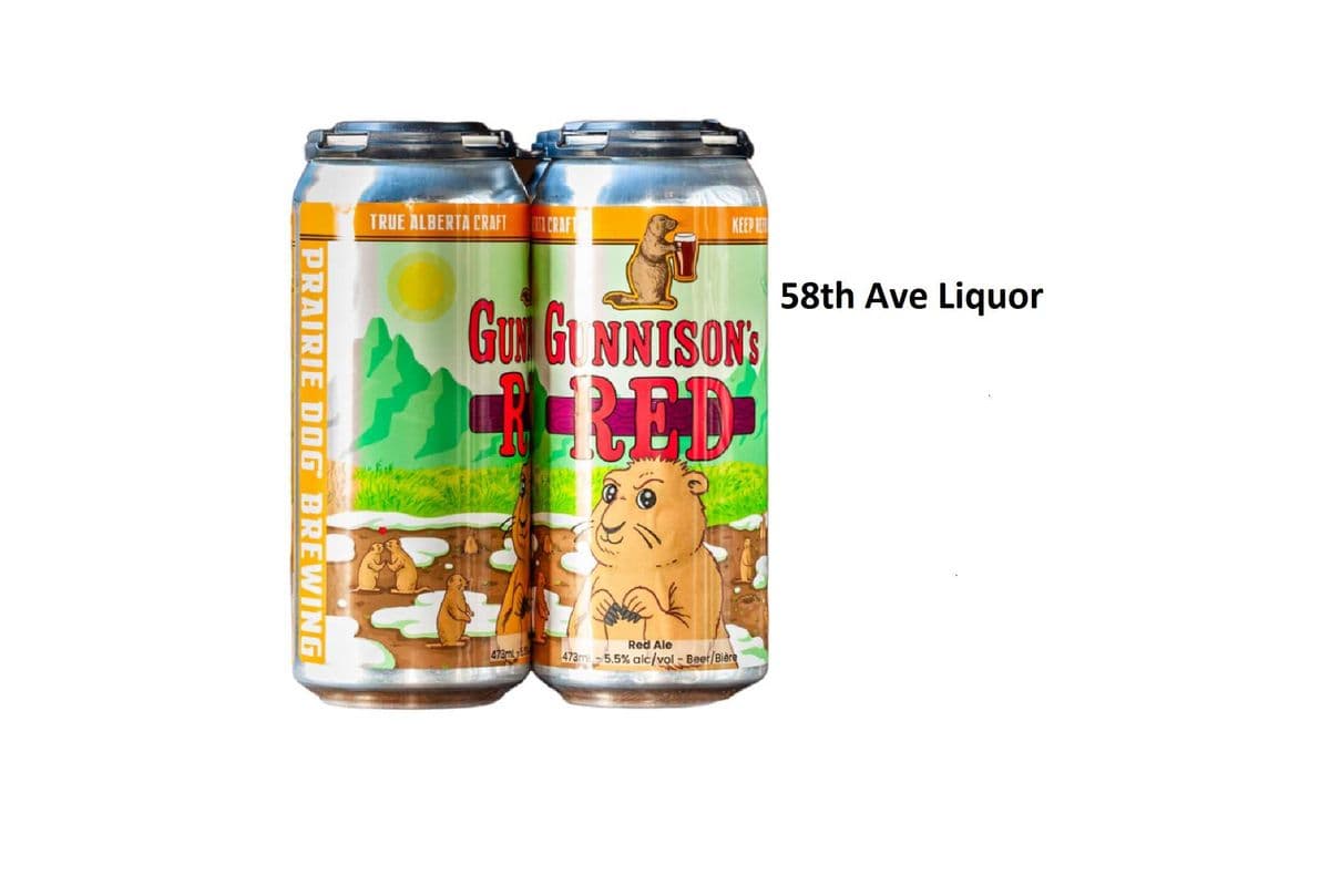 GUNNISON'S RED ALE 4 CANS (1 x 4x473ML)