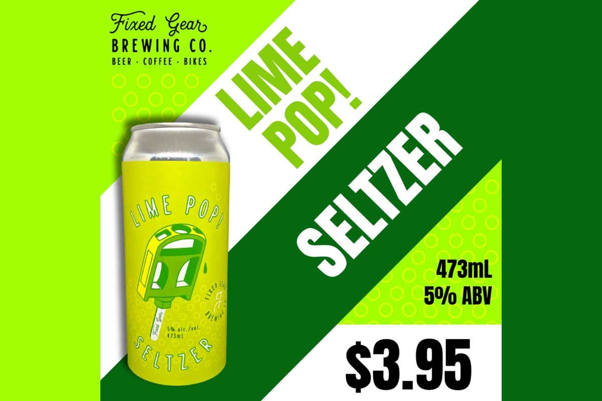 Lime Pop! Hard Seltzer (16oz Canned Alcoholic Beverage) (1 x 473 mL)